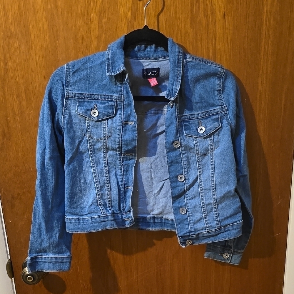 Place Blue Jean Jacket with Classic Design and Stylish Collar 10/12